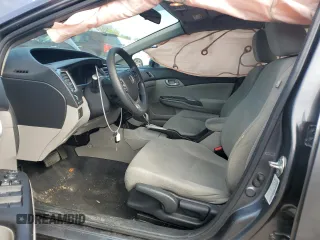 2013 Honda Civic LX with VIN 19XFB2F57DE212202, listed as a Copart auction lot 54188345 with 121,369 mi miles and Salvage Title. Bid and sale history available at DreamBid. Image 7.