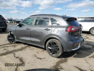 2018 Kia Niro EX with VIN KNDCC3LC9J5140791, listed as a Copart auction lot 44413335 with 107,213 mi miles and Salvage Title. Bid and sale history available at carsss.com. Image 2.