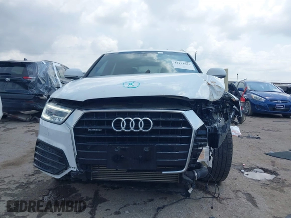 2016 Audi Q3 Prestige with VIN WA1GFCFS1GR024881, listed as a IAAI auction lot 42123876 with 107,742 mi miles and . Bid and sale history available at DreamBid. Image 6.