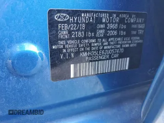 2018 Hyundai Elantra GT GL with VIN KMHH35LE6JU057470, listed as a Copart auction lot 83033164 with 142,340 mi miles and Non Repairable. Bid and sale history available at carsss.com. Image 13.