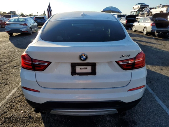 2016 BMW X4 xDrive28i with VIN 5UXXW3C59G0R21406, listed as a Copart auction lot 37815274 with 109,407 mi miles. Bid and sale history available at carsss.com. Image 6.