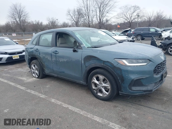 2024 Honda HR-V LX with VIN 3CZRZ2H34RM725791, listed as a IAAI auction lot 41342535 with 18,408 mi miles and . Bid and sale history available at DreamBid. Image 1.