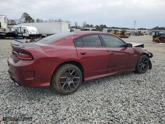 2018 Dodge Charger Daytona with VIN 2C3CDXCT0JH340136, listed as a Copart auction lot 87582455 with 100,430 mi miles and Salvage Title. Bid and sale history available at carsss.com. Image 3.