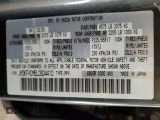 2020 Mazda CX-5 Touring with VIN JM3KFACM6L0804410, listed as a Copart auction lot 51009465 with 55,498 mi miles and Salvage Title. Bid and sale history available at carsss.com. Image 12.