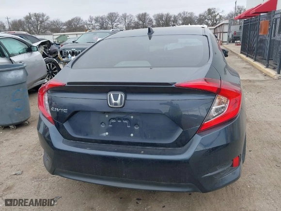 2018 Honda Civic Sedan EX-T with VIN 19XFC1F3XJE000833, listed as a IAAI auction lot 41603309 with 60,807 mi miles. Bid and sale history available at carsss.com. Image 17.