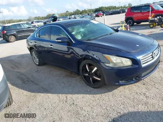 2014 Nissan Maxima 3.5 SV w/Sport Pkg with VIN 1N4AA5AP4EC905153, listed as a IAAI auction lot 41498618 with 1 mi miles. Bid and sale history available at carsss.com. Image 1.