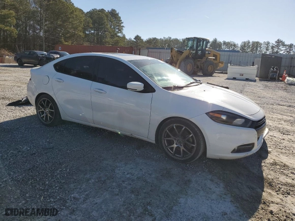 2013 Dodge Dart GT with VIN 1C3CDFCB9DD326836, listed as a Copart auction lot 43646695 with 179,018 mi miles and Salvage Title. Bid and sale history available at carsss.com. Image 4.