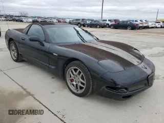 2004 Chevrolet Corvette Z06 with VIN 1G1YY12S745100775, listed as a Copart auction lot 45047205 with 102,248 mi miles and Salvage Title. Bid and sale history available at carsss.com. Image 4.