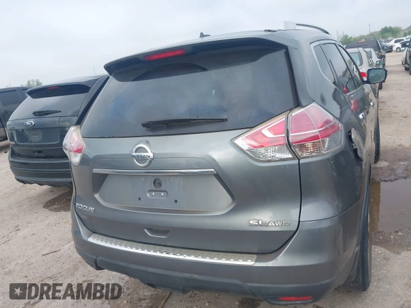 2015 Nissan Rogue SV with VIN 5N1AT2MV7FC758546, listed as a IAAI auction lot 41917021 with 155,696 mi miles. Bid and sale history available at carsss.com. Image 16.
