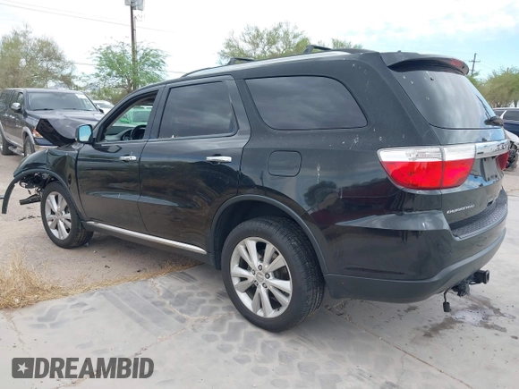 2013 Dodge Durango Crew with VIN 1C4RDHDG1DC647447, listed as a IAAI auction lot 42237714 with 177,523 mi miles and . Bid and sale history available at DreamBid. Image 3.