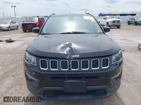2018 Jeep Compass Latitude with VIN 3C4NJCBB6JT108842, listed as a IAAI auction lot 42221324 with 112,046 mi miles and . Bid and sale history available at DreamBid. Image 12.