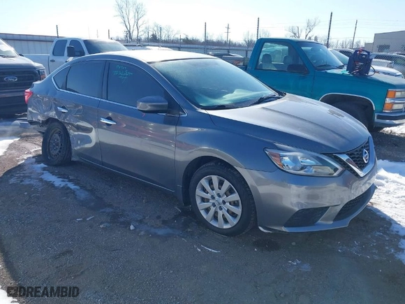 2017 Nissan Sentra SV with VIN 3N1AB7AP7HL650349, listed as a IAAI auction lot 41612189 with 42,583 mi miles. Bid and sale history available at carsss.com. Image 1.