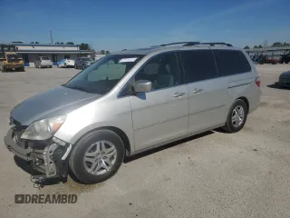 2005 Honda Odyssey EX-L with VIN 5FNRL38785B126102, listed as a Copart auction lot 49787415 with 213,200 mi miles and Salvage Title. Bid and sale history available at carsss.com. Image 1.