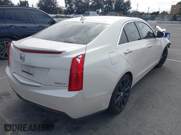 2013 Cadillac ATS Premium with VIN 1G6AF5SX5D0138524, listed as a IAAI auction lot 41909803 with 152,448 mi miles. Bid and sale history available at carsss.com. Image 4.