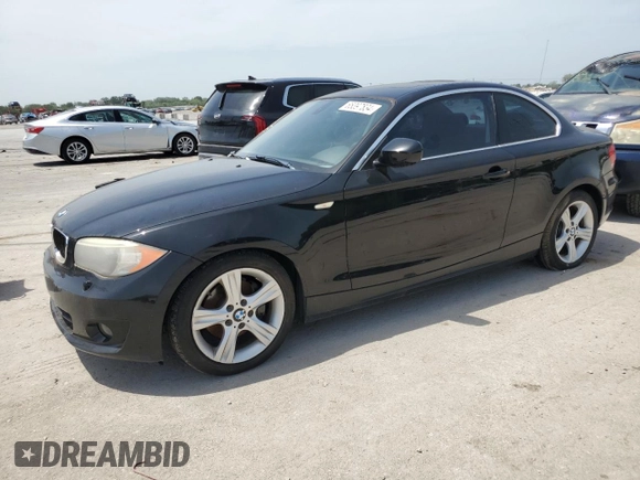 2013 BMW 1 Series 128i with VIN WBAUP7C51DVP25061, listed as a Copart auction lot 65397834 with 144,842 mi miles and Clean Title. Bid and sale history available at carsss.com. Image 1.