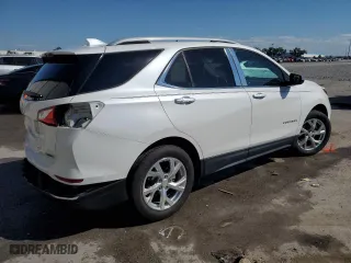 2018 Chevrolet Equinox Premier with VIN 2GNAXMEV0J6310998, listed as a Copart auction lot 50713465 with 92,041 mi miles and Salvage Title. Bid and sale history available at carsss.com. Image 3.
