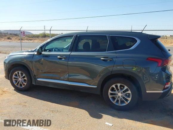 2019 Hyundai Santa Fe SE with VIN 5NMS23AD2KH134016, listed as a IAAI auction lot 41977240 with 61,448 mi miles and . Bid and sale history available at DreamBid. Image 14.