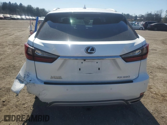 2021 Lexus RX with VIN 2T2HZMDA8MC275660, listed as a Copart auction lot 48210015 with 25,123 mi miles and Salvage Title. Bid and sale history available at carsss.com. Image 6.