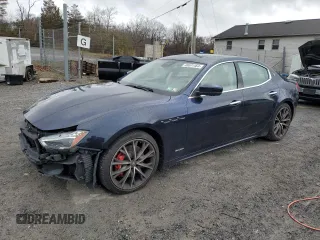 2019 Maserati Ghibli S Q4 GranLusso with VIN ZAM57YTL0K1323950, listed as a Copart auction lot 48691464 with 62,696 mi miles. Bid and sale history available at carsss.com. Image 1.