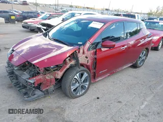 2019 Nissan LEAF SV z VIN 1N4AZ1CP7KC303423, wystawiony jako IAAI lot #42217532 z przebiegiem 67 992 mil mil oraz . Historia ofert i sprzedaży dostępna na DreamBid. Obrazek 2.