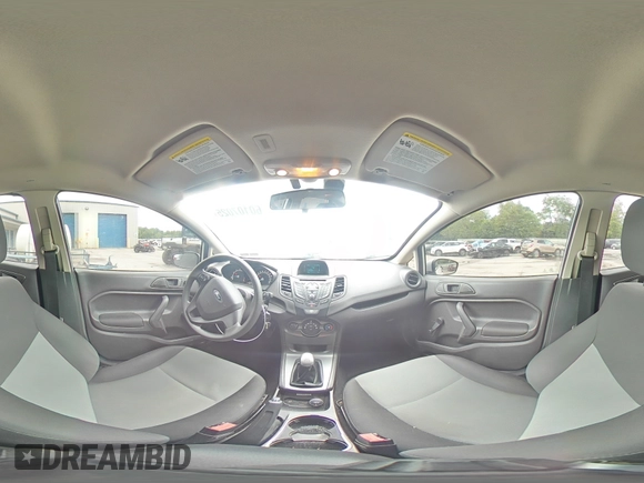 2017 Ford Fiesta S with VIN 3FADP4AJXHM142866, listed as a Copart auction lot 60107025 with 63,975 mi miles and Salvage title. Bid and sale history available at DreamBid. Image 14.