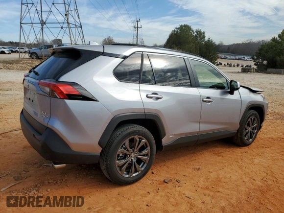 2023 Toyota RAV4 Hybrid XLE Premium with VIN JTMB6RFV6PD103909, listed as a Copart auction lot 46702505 with 8,237 mi miles and Salvage Title. Bid and sale history available at carsss.com. Image 3.
