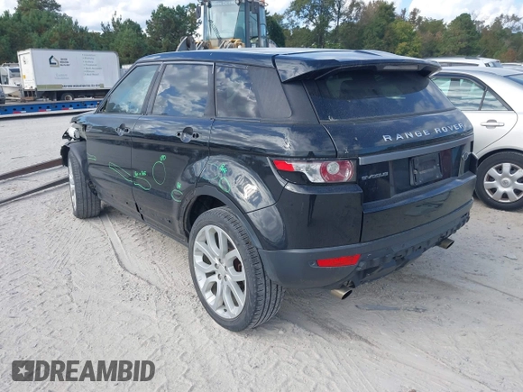 2015 Land Rover Range Rover Evoque Pure Plus with VIN SALVP2BG7FH962564, listed as a IAAI auction lot 40739895 with 101,752 mi miles and . Bid and sale history available at DreamBid. Image 3.