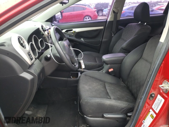 2009 Pontiac Vibe w/1SB with VIN 5Y2SP67049Z444536, listed as a Copart auction lot 44020383 with 0 mi miles and Non Repairable. Bid and sale history available at carsss.com. Image 7.