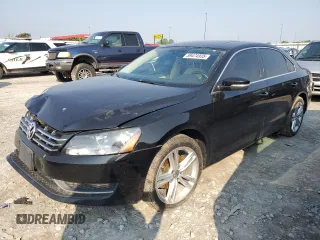 2014 Volkswagen Passat SE with VIN 1VWBN7A3XEC091261, listed as a Copart auction lot 59474935 with 109,255 mi miles and Salvage title. Bid and sale history available at DreamBid. Image 1.