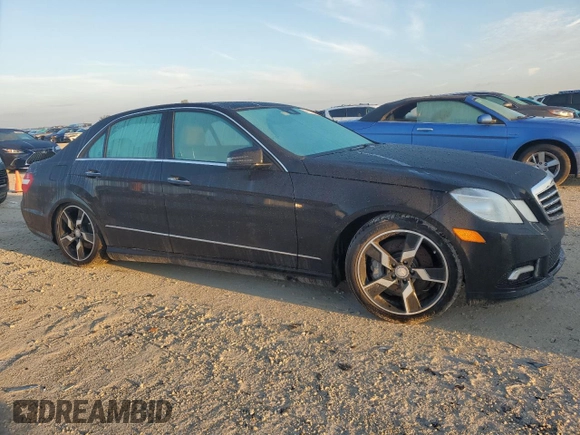 2010 Mercedes-Benz E-Class E 550 Luxury with VIN WDDHF9AB0AA257716, listed as a Copart auction lot 74117034 with 0 mi miles and Salvage Title. Bid and sale history available at carsss.com. Image 4.