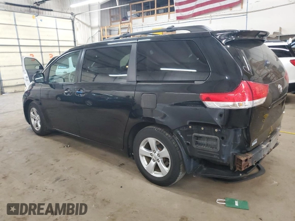 2011 Toyota Sienna LE AAS with VIN 5TDKK3DC0BS054584, listed as a Copart auction lot 55879075 with 217,989 mi miles and Salvage Title. Bid and sale history available at DreamBid. Image 2.