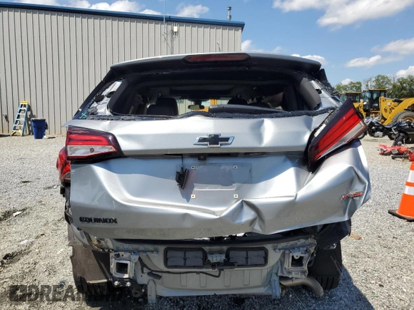 2023 Chevrolet Equinox RS with VIN 3GNAXMEG2PS130336, listed as a Copart auction lot 61214095 with 49,894 mi miles and Salvage title. Bid and sale history available at DreamBid. Image 6.