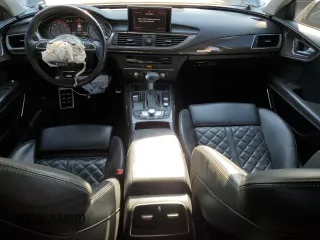 2014 Audi S7 Prestige with VIN WAUW2AFC1EN063045, listed as a Copart auction lot 43570525 with 158,875 mi miles and Salvage Title. Bid and sale history available at carsss.com. Image 8.
