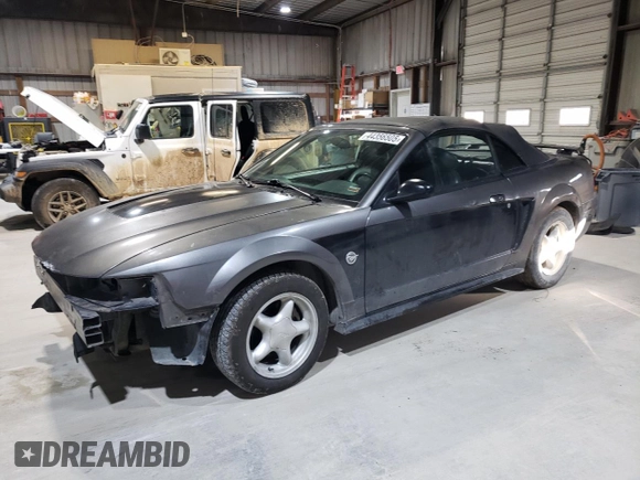 2004 Ford Mustang Deluxe with VIN 1FAFP44654F164266, listed as a Copart auction lot 44356505 with 166,837 mi miles and Clean Title. Bid and sale history available at carsss.com. Image 1.