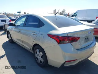 2019 Hyundai Accent SE with VIN 3KPC24A37KE087123, listed as a IAAI auction lot 41837687 with 99,443 mi miles. Bid and sale history available at carsss.com. Image 3.