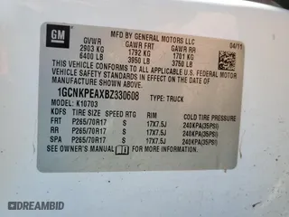 2011 Chevrolet Silverado 1500 Work Truck with VIN 1GCNKPEAXBZ330608, listed as a Copart auction lot 44219614 with 232,831 mi miles and Salvage Title. Bid and sale history available at carsss.com. Image 14.