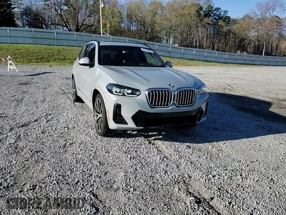 2022 BMW X3 xDrive30i with VIN 5UX53DP09N9K71795, listed as a Copart auction lot 49472915 with 39,070 mi miles and Salvage Title. Bid and sale history available at DreamBid. Image 12.