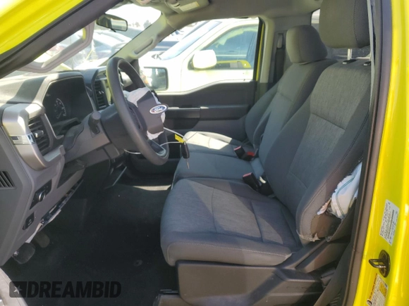 2022 Ford F-150 XL with VIN 1FTMF1CB8NKE01617, listed as a Copart auction lot 55524595 with 40,617 mi miles and Salvage Title. Bid and sale history available at carsss.com. Image 7.