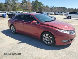 2015 Lincoln MKZ with VIN 3LN6L2GK1FR622826, listed as a Copart auction lot 50158725 with Not Provided miles and Salvage Title. Bid and sale history available at DreamBid. Image 4.