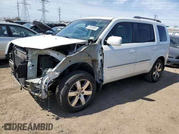 2013 Honda Pilot Touring with VIN 5FNYF4H94DB015989, listed as a Copart auction lot 52565905 with 108,152 mi miles and Salvage Title. Bid and sale history available at DreamBid. Image 1.
