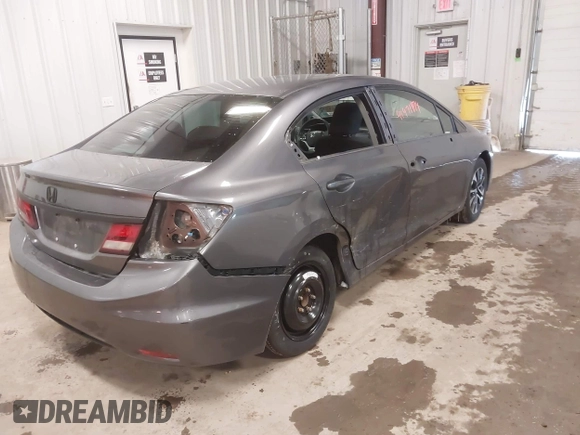 2014 Honda Civic Sedan EX with VIN 2HGFB2F82EH517298, listed as a IAAI auction lot 41971174 with 131,451 mi miles. Bid and sale history available at carsss.com. Image 4.