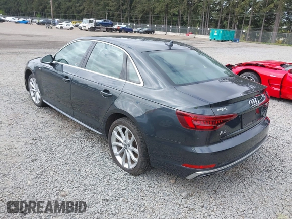 2019 Audi A4 Premium Plus z VIN WAUENAF47KA056731, wystawiony jako IAAI lot #42146427 z przebiegiem 32 342 mil mil oraz . Historia ofert i sprzedaży dostępna na DreamBid. Obrazek 3.