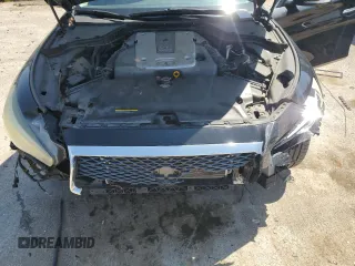 2014 Infiniti Q50 Premium with VIN JN1BV7AR8EM686789, listed as a Copart auction lot 53973905 with 130,695 mi miles and Salvage title. Bid and sale history available at DreamBid. Image 11.