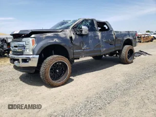 2017 Ford F-350 Platinum with VIN 1FT8W3BT5HEC49712, listed as a Copart auction lot 58094845 with 91,465 mi miles and Salvage title. Bid and sale history available at DreamBid. Image 1.