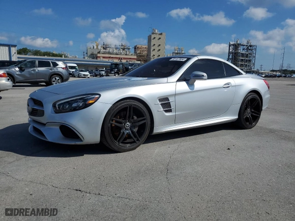 2019 Mercedes-Benz SL-Class SL 550 with VIN WDDJK7DA6KF056122, listed as a Copart auction lot 55167804 with 40,564 mi miles. Bid and sale history available at carsss.com. Image 1.