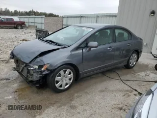 2010 Honda Civic LX with VIN 19XFA1F5XAE002086, listed as a Copart auction lot 51390825 with 109,150 mi miles and Salvage Title. Bid and sale history available at DreamBid. Image 1.