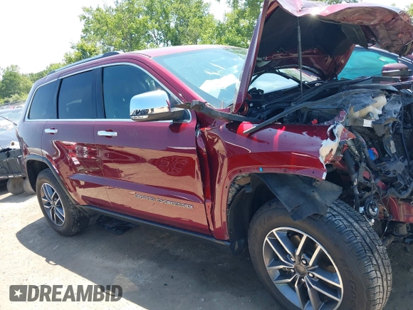 2020 Jeep Grand Cherokee Limited with VIN 1C4RJFBG5LC299828, listed as a IAAI auction lot 42637614 with 79,396 mi miles and . Bid and sale history available at DreamBid. Image 13.