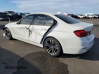 2018 BMW 3 Series 330e iPerformance with VIN WBA8E1C52JA756990, listed as a Copart auction lot 88815495 with 64,081 mi miles and Non Repairable. Bid and sale history available at carsss.com. Image 2.