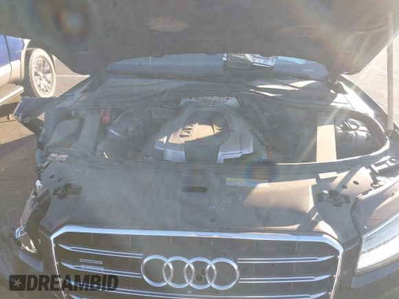 2017 Audi A8 L with VIN WAU44AFD5HN009133, listed as a IAAI auction lot 41352816 with 121,413 mi miles. Bid and sale history available at carsss.com. Image 10.