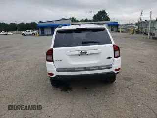 2017 Jeep Compass 75th Anniversary Edition with VIN 1C4NJDBB5HD168276, listed as a Copart auction lot 54516835 with 95,153 mi miles and Clean Title. Bid and sale history available at carsss.com. Image 6.